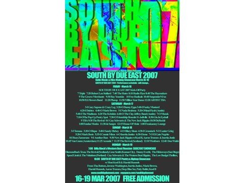 South by Due East 2007 poster