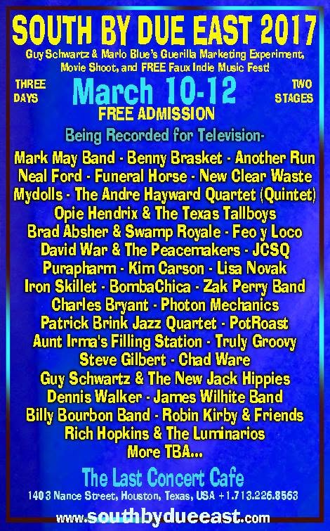 South by Due East 2017 poster