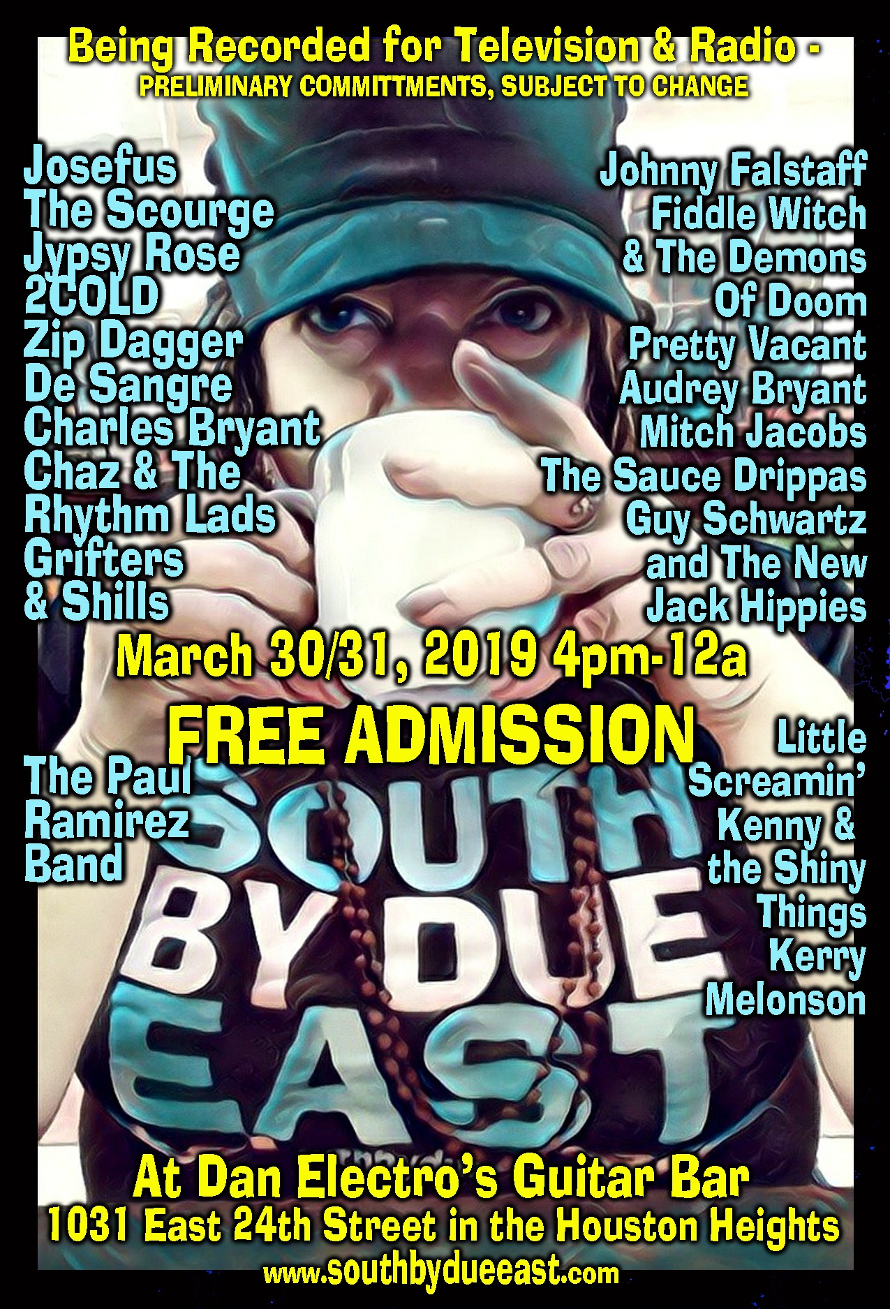South by Due East 2019 poster