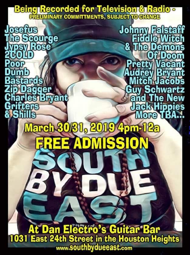 South by Due East 2019 preliminary poster